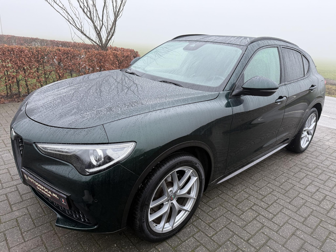 Alfa Romeo Stelvio - 2.0 T AWD Ti Verde Visconti! Schakelflippers!! Trekhaak!! - AutoWereld.nl