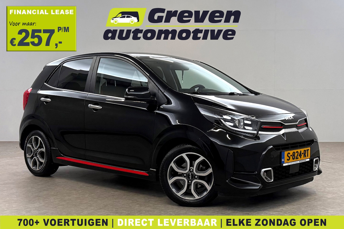 Kia Picanto - 1.0 DPi GT-Line | Camera | Carplay | Cruise | Keyless | Navi | Parkeersens. | LED | NAP - AutoWereld.nl