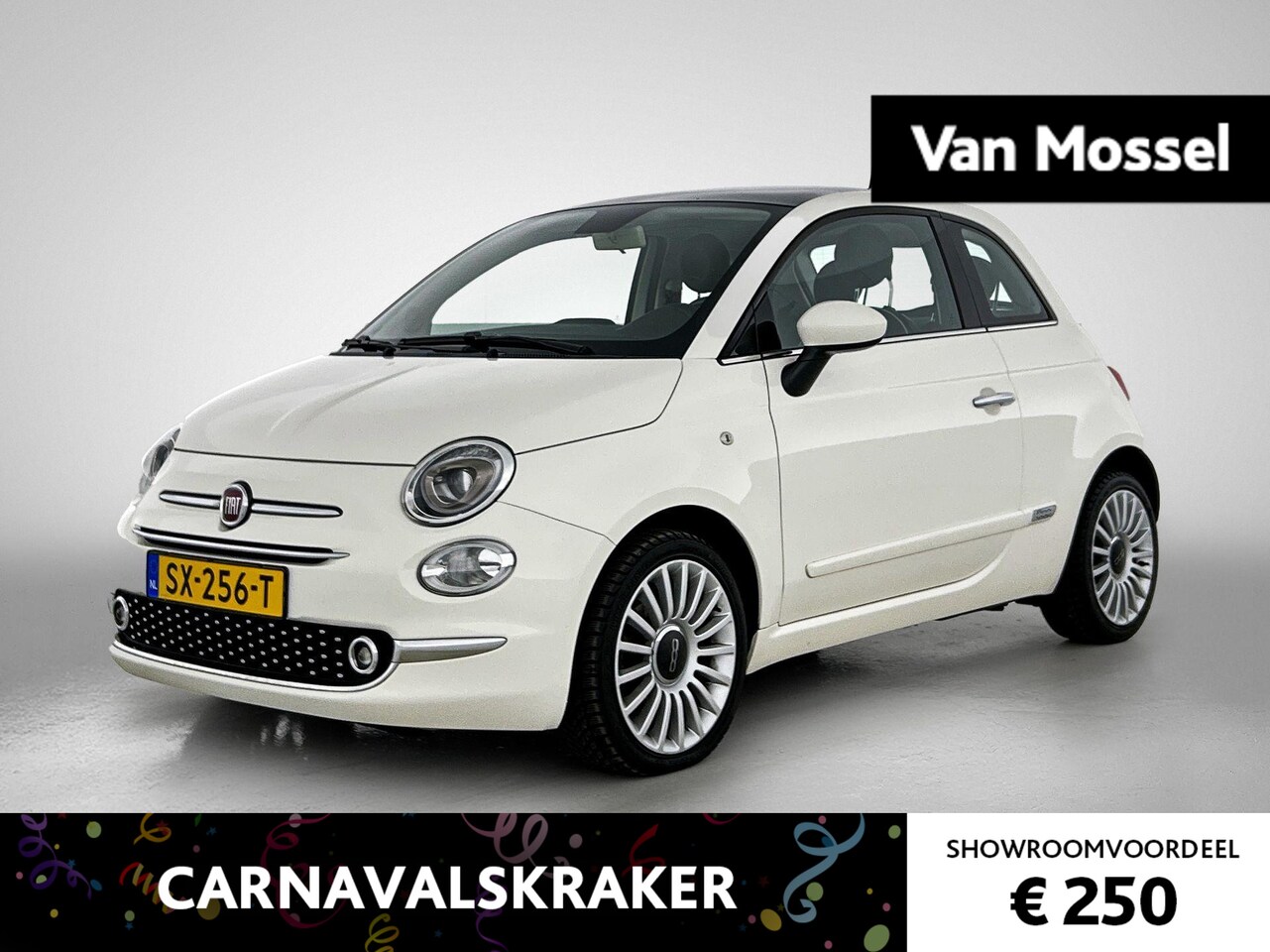 Fiat 500 - 1.2 Lounge | 69pk | Panoramadak | Parkeersensoren Achter | Lichtmetalen Velgen | - AutoWereld.nl