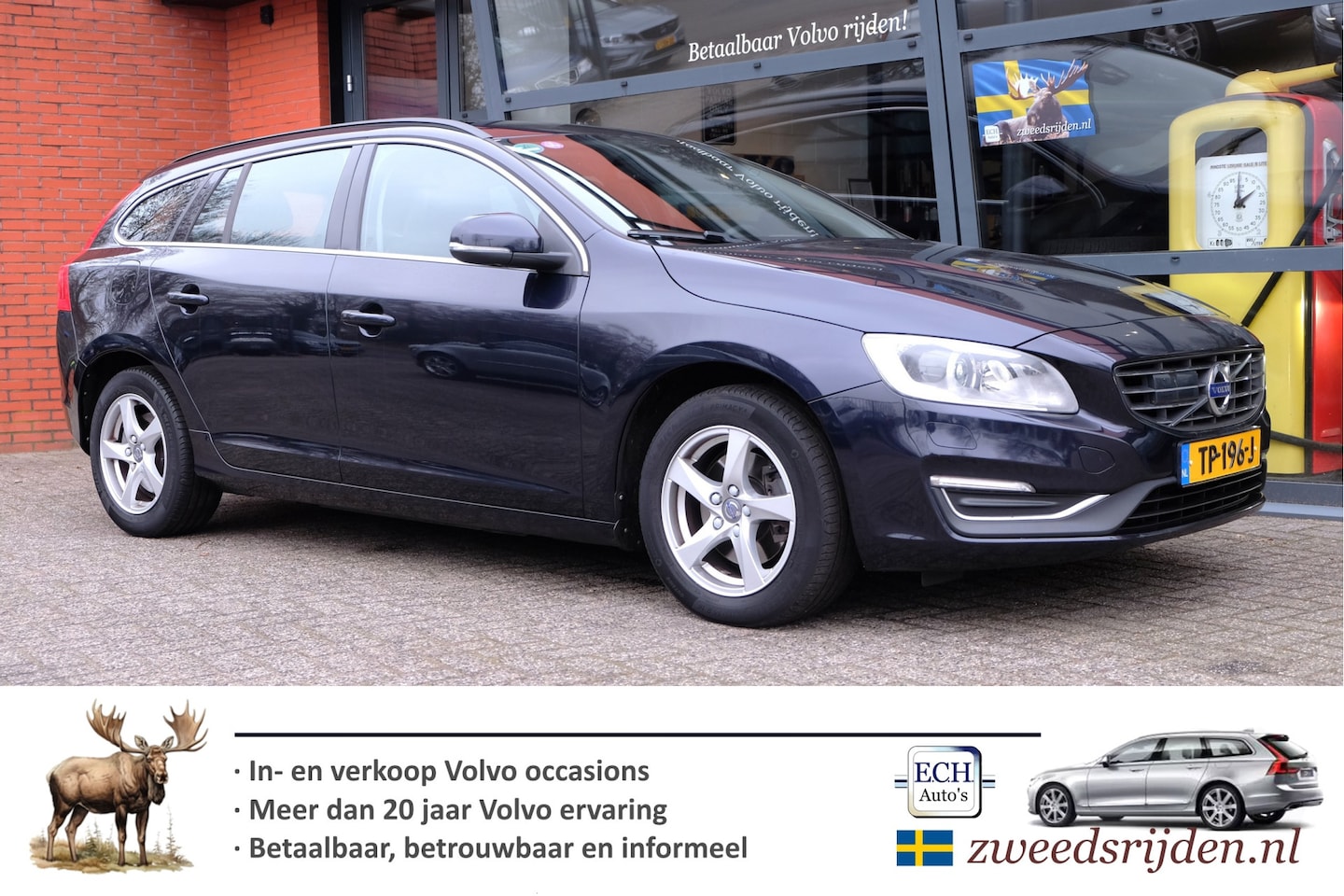 Volvo V60 - 2.0 T4 190 pk Nordic+, Xenon, Adaptieve CC, Trekhaak - AutoWereld.nl