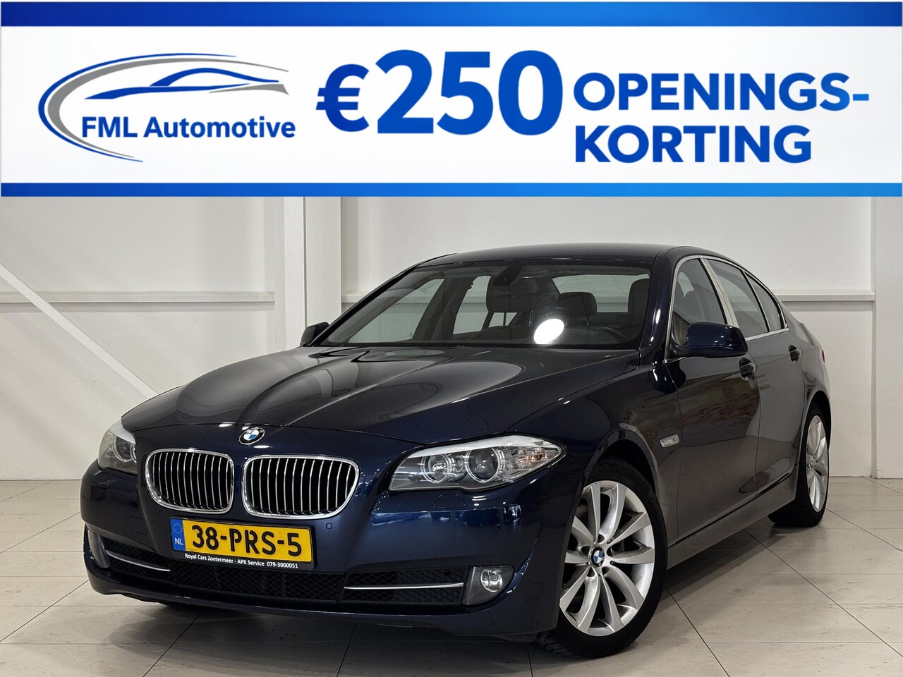 BMW 5-serie - 523i Executive | Leder interieur | ABC Uitlaat | Navigatie | Climate Control - AutoWereld.nl