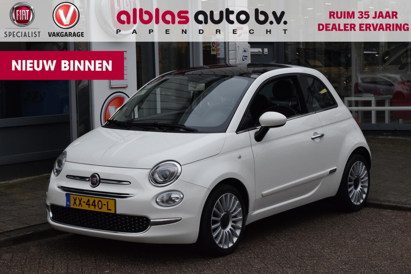 Fiat 500 - 80pk Lounge|Automaat|Carplay|Dealero.h. - AutoWereld.nl