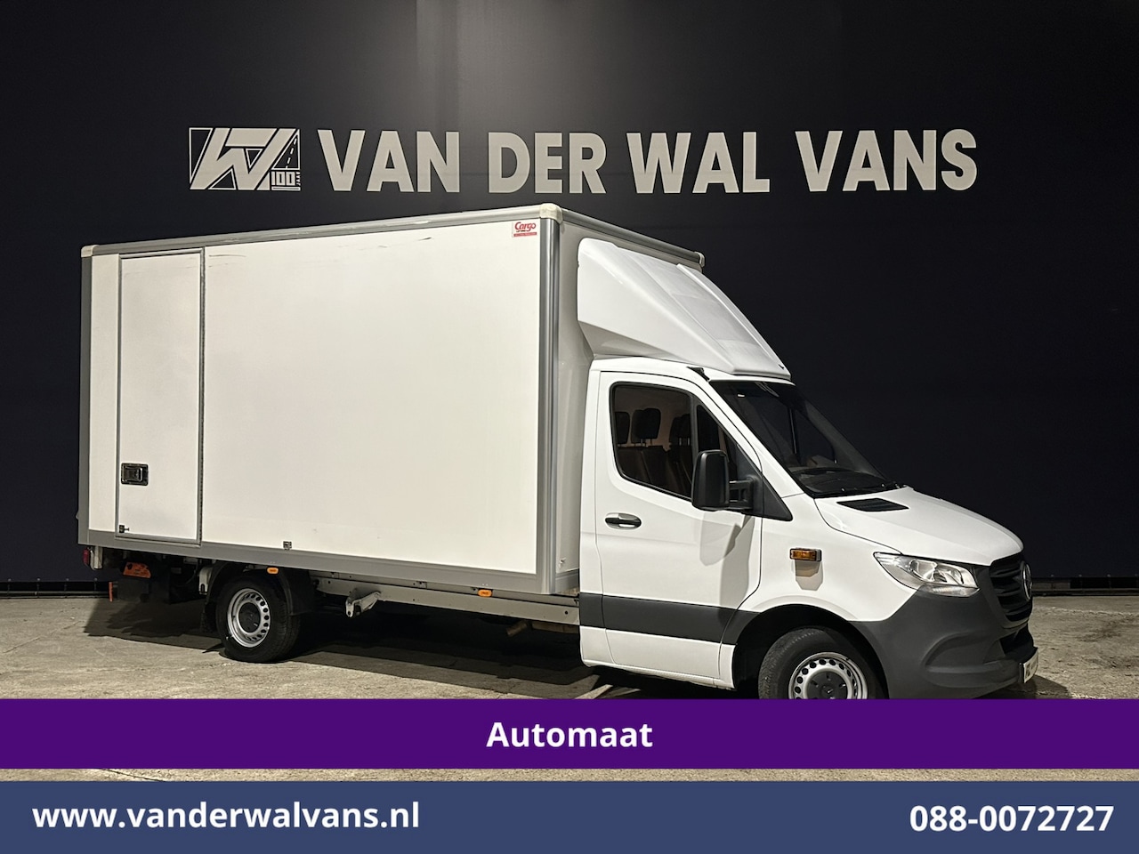 Mercedes-Benz Sprinter - 314CDI 143pk Automaat Bakwagen 21m3 KUUB Laadklep Zijdeur Euro6 Airco | Leder Bijrijdersba - AutoWereld.nl