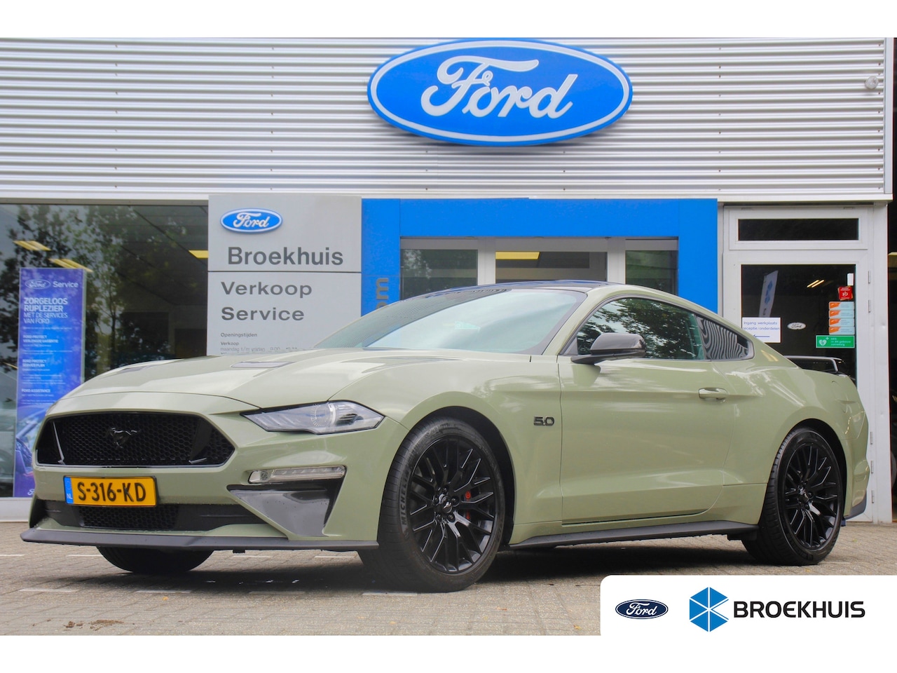 Ford Mustang Fastback - 5.0 V8 GT | UNIEK! | DEALER OH! | PERFORMANCE | 20'' | STOELVERWARMING & KOELING | LEDER | - AutoWereld.nl