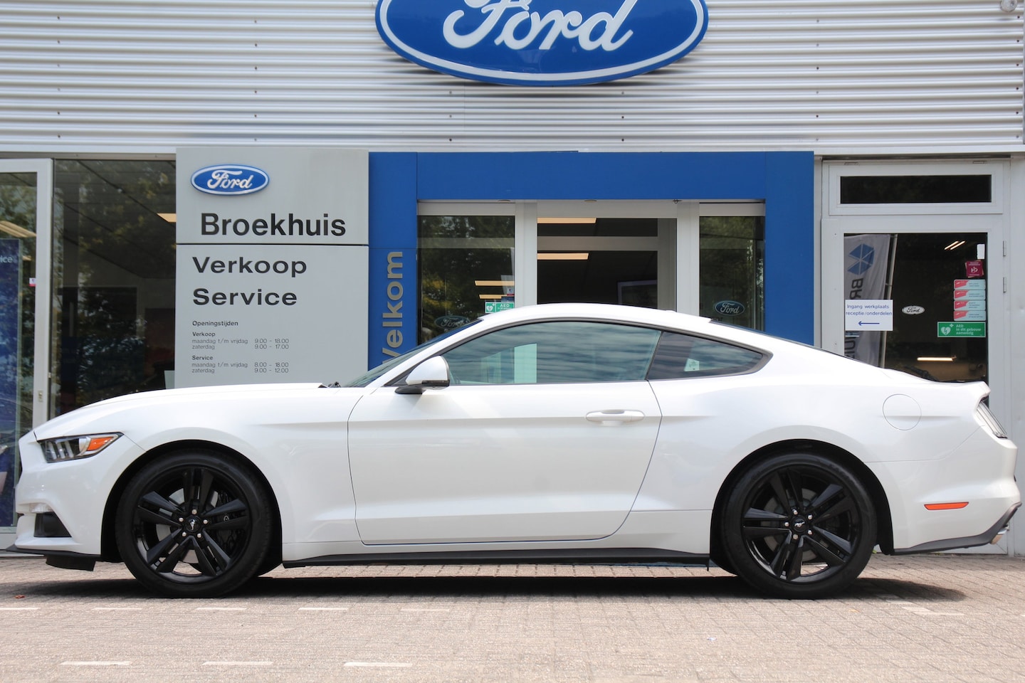 Ford Mustang Fastback - 2.3EB | EU-MODEL! | DEALER OH! | LEDEREN SCHAALSTOELEN | CUSTOM PACK | PERFECTE STAAT! | C - AutoWereld.nl