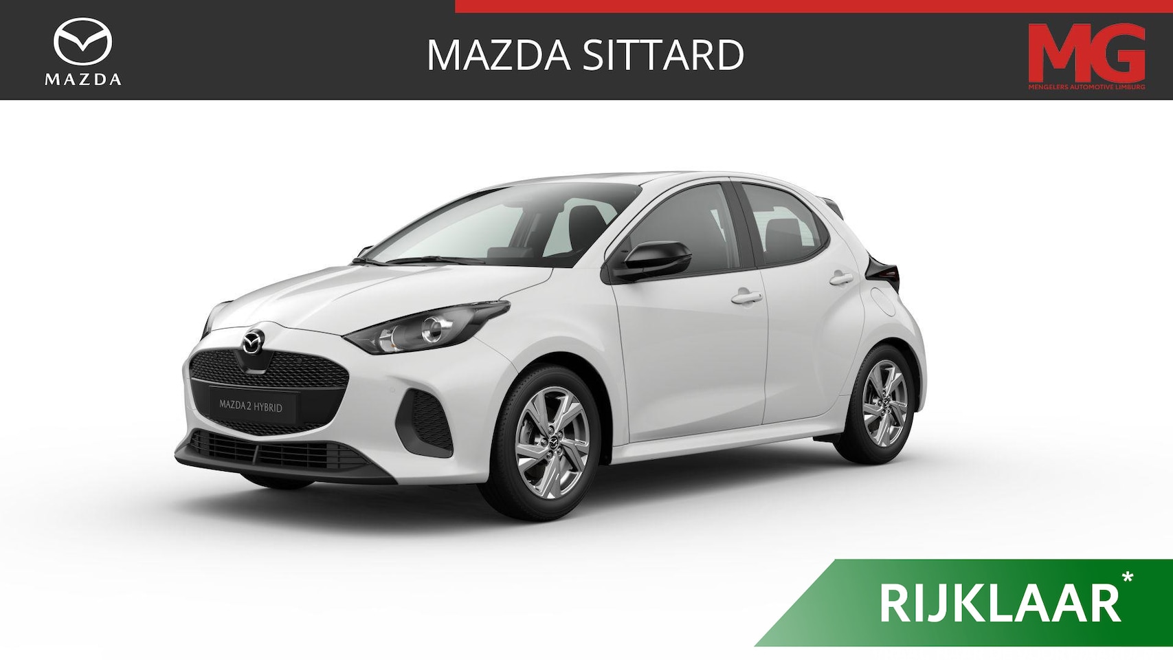 Mazda 2 Hybrid - 1.5 Exclusive-line | Camera achter | Sensoren V+A | Apple Carplay -/Android Auto | 16'' LM - AutoWereld.nl
