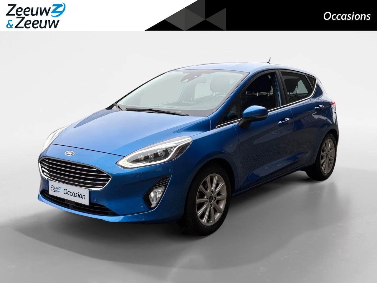 Ford Fiesta - 1.0 EcoBoost Titanium | Trekhaak | Navigatie | Stoel/Stuur/Voorruitverwarming | Apple Carp - AutoWereld.nl