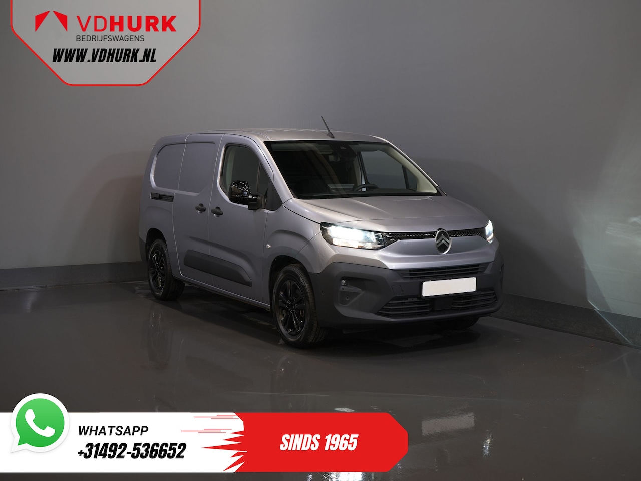 Citroën ë-Berlingo - 50 kWh 335 km WLTP L2 LED/ Snellader/ Navi/ Carplay/ Camera/ LMV/ PDC/ Airco - AutoWereld.nl