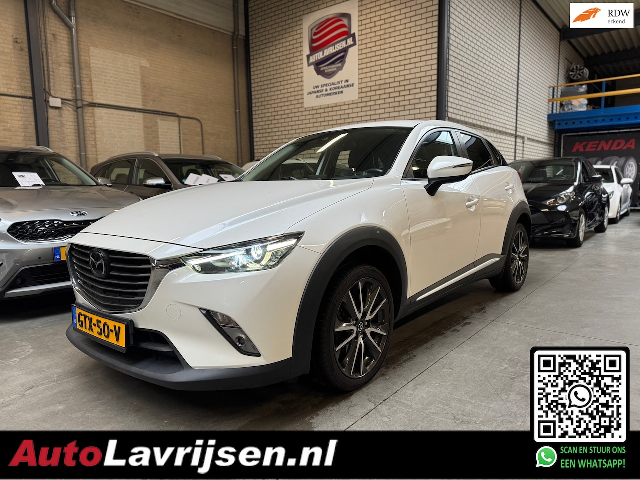 Mazda CX-3 - 2.0 SkyActiv-G 120 TS BOM VOL OPTIES PARELMOER NAVI/CAMERA CRUISE 18 INCH ZWART LEDER BOSE - AutoWereld.nl