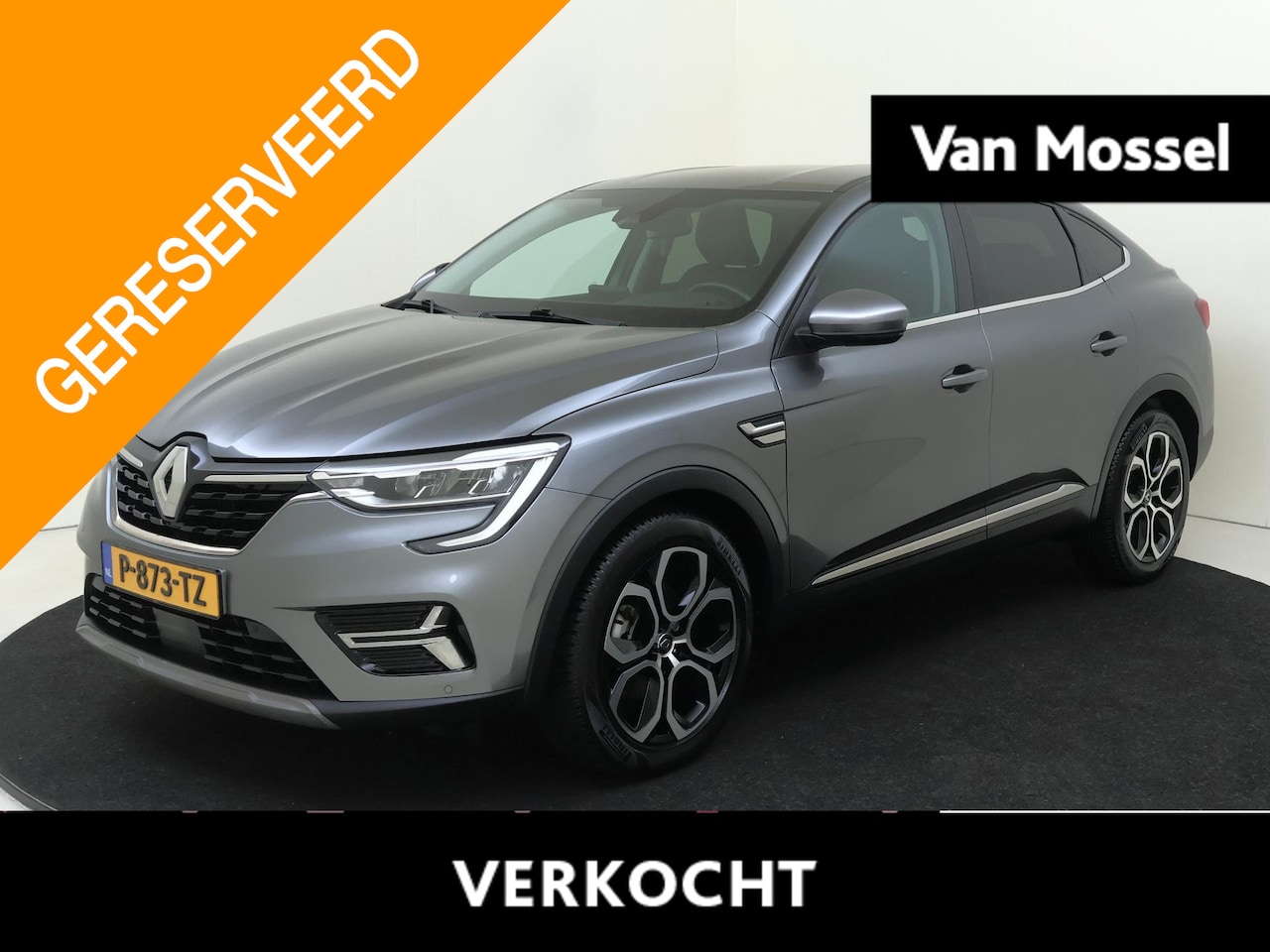 Renault Arkana - 1.6 E-Tech Hybrid 145 Intens 1e Eig. / Trekhaak / 18" / R Link Navigatie / Camera - AutoWereld.nl