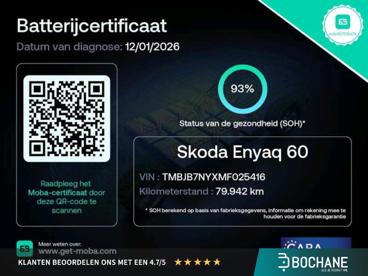 Skoda Enyaq iV - 60 Sportline | 93% SOH | Dodehoek Detectie | Stoel- en voorruitverwarming | Parkeersensore - AutoWereld.nl