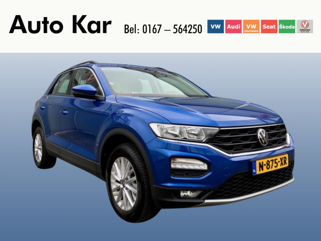 Volkswagen T-Roc - 1.0 TSI Style Climatronic Navigatie Parkeersensoren voor en achter Metallic lak - AutoWereld.nl