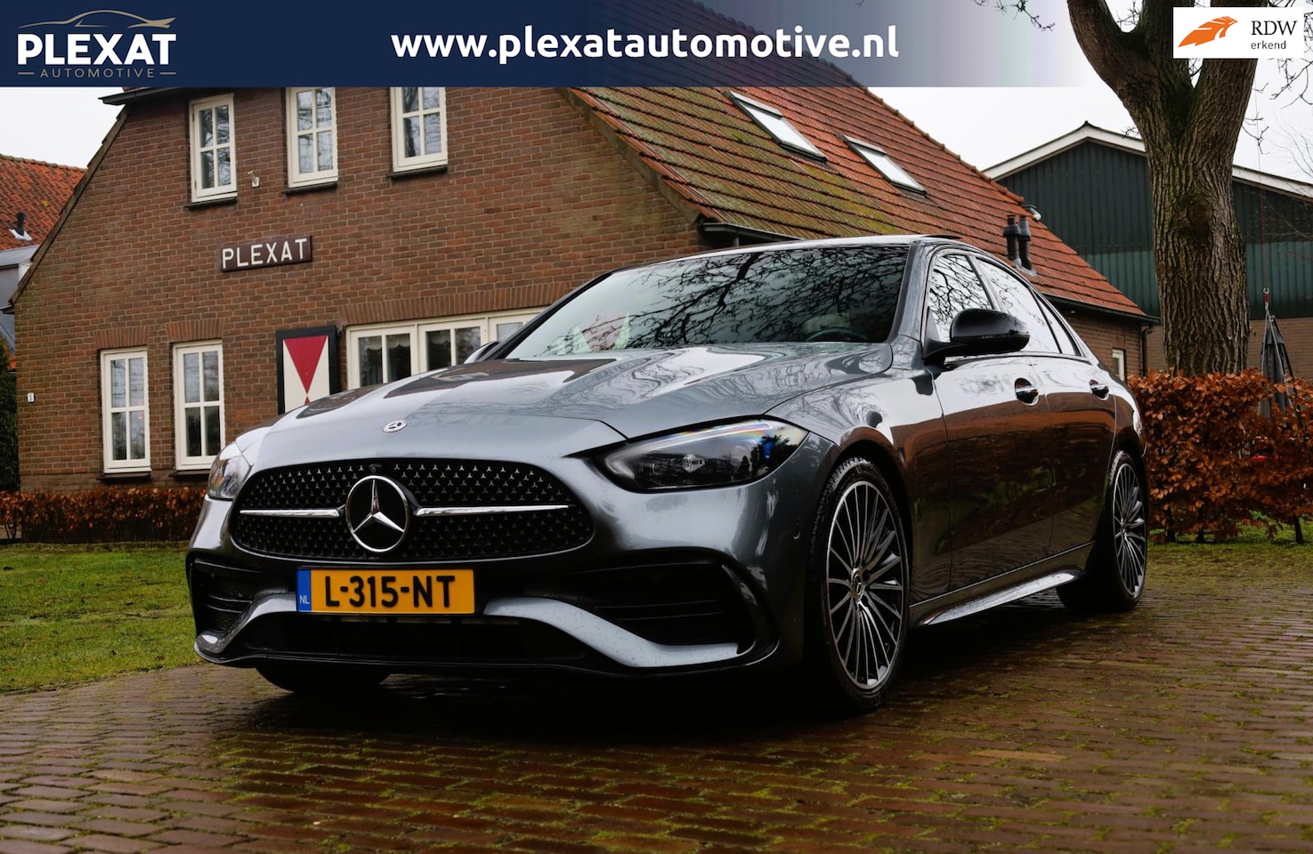 Mercedes-Benz C-klasse - 200 Launch Edition AMG Line Aut. | AMG-pakket | Panorama | Burmester | Memory | Head-Up | - AutoWereld.nl