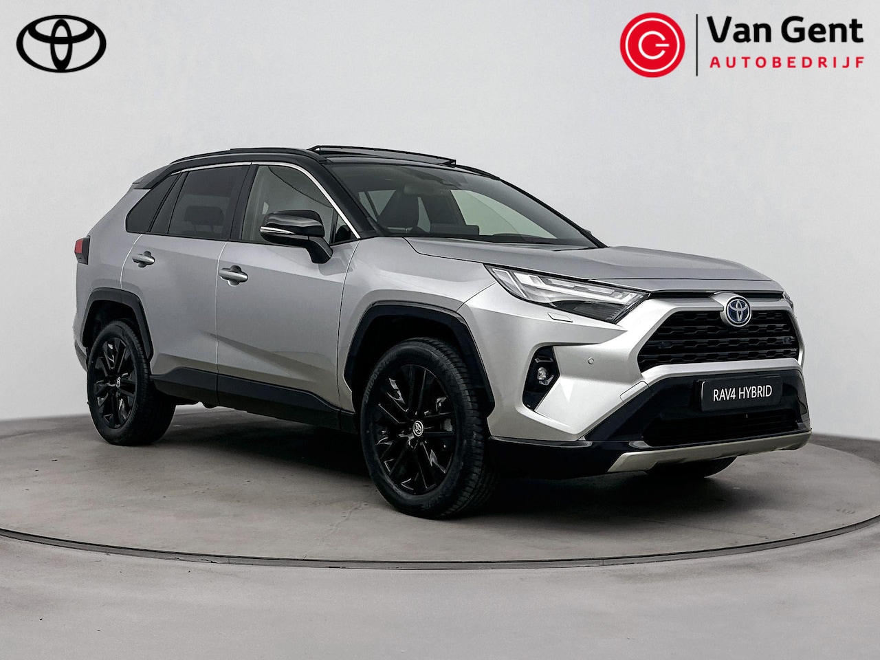Toyota RAV4 - 2.5 Hybrid AWD Bi-Tone | Panoramadak | Leder | Apple Carplay / Android Auto | Stoel-/stuur - AutoWereld.nl