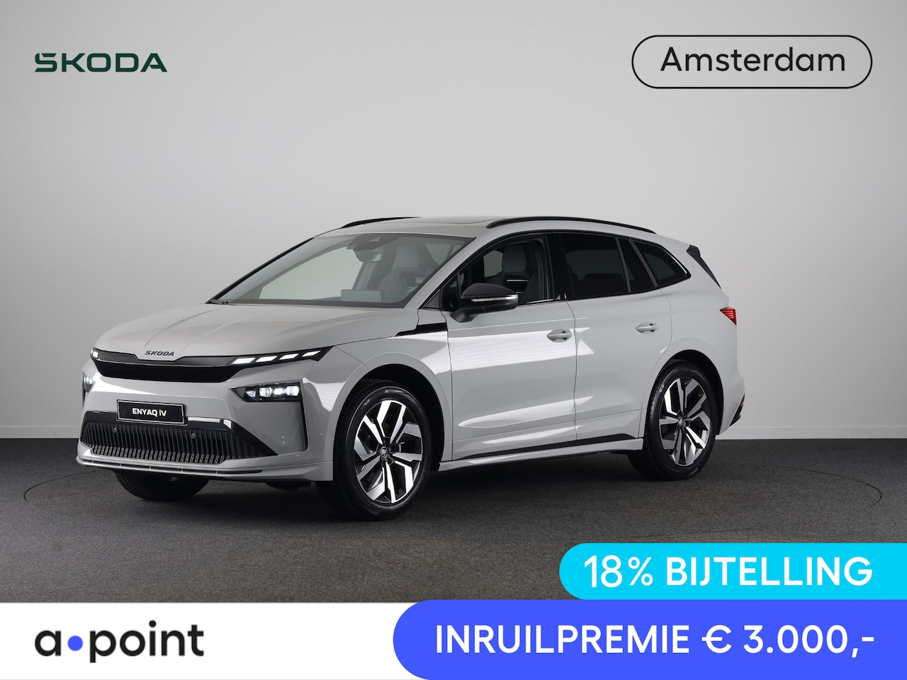 Skoda Enyaq iV - 60 Sportline 204pk | Panoramadak | - AutoWereld.nl