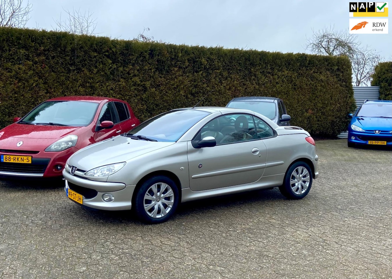 Peugeot 206 CC - NIEUWSTAAT ROLAND GARROS LEER AIRCO APK NIEUW - AutoWereld.nl