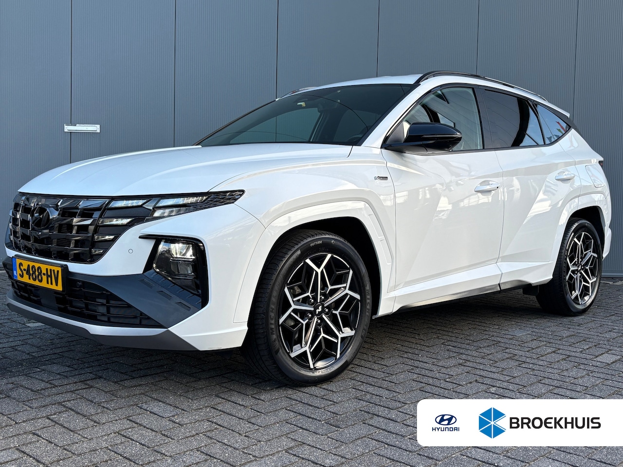 Hyundai Tucson - 1.6 T-GDI HEV 230pk N-Line | Leder | Climate | Keyless | Navigatie | Elek. Klep | Afneemba - AutoWereld.nl