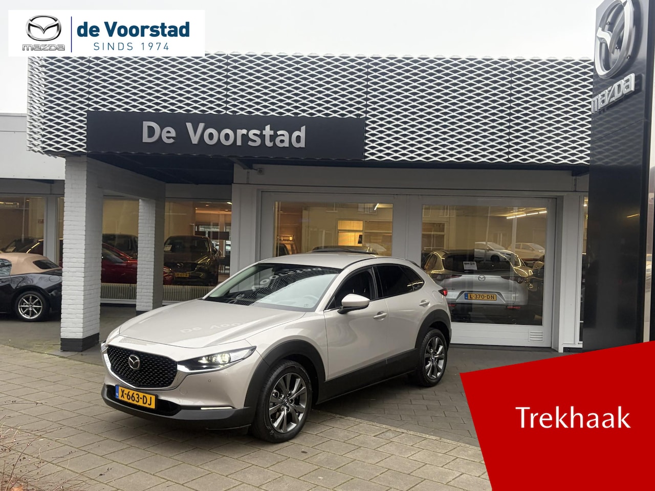 Mazda CX-30 - 2.0 e-SkyActiv-X M Hybrid Exclusive-line Trekhaak | Origineel NL | Dealer onderhouden - AutoWereld.nl