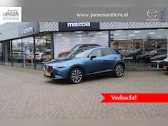 Mazda CX-3 - 2.0 SkyActiv-G 121 Luxury , Automaat, Trekhaak, Wit Leder, Navi, Cruise, Stoelverwarming,