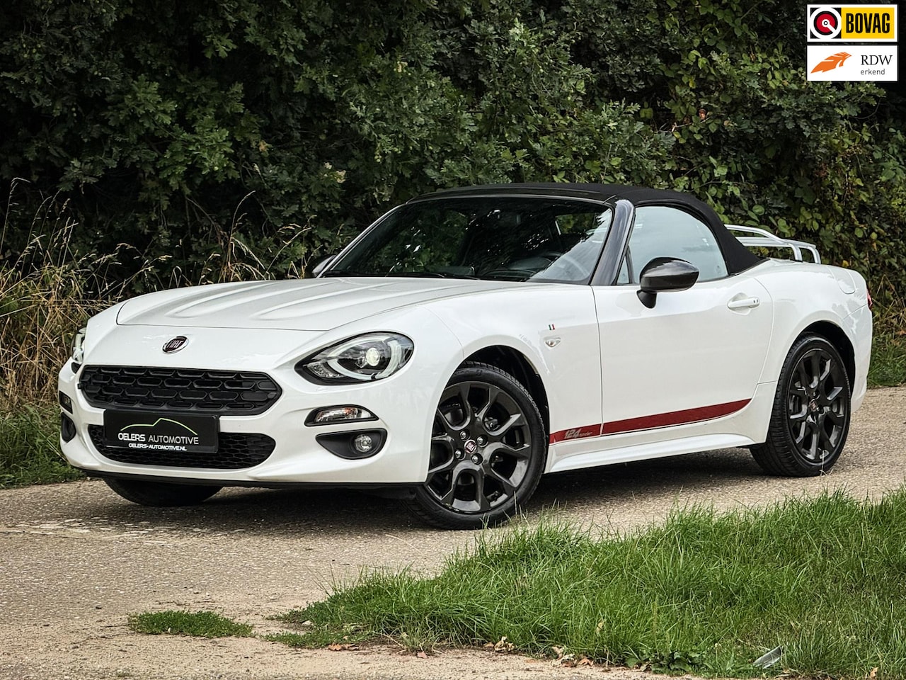 Fiat 124 Spider - 1.4 MultiAir Turbo Automaat | Navigatie | Parelmoer Lak | Bagagerek | Camera | DAB+ radio - AutoWereld.nl