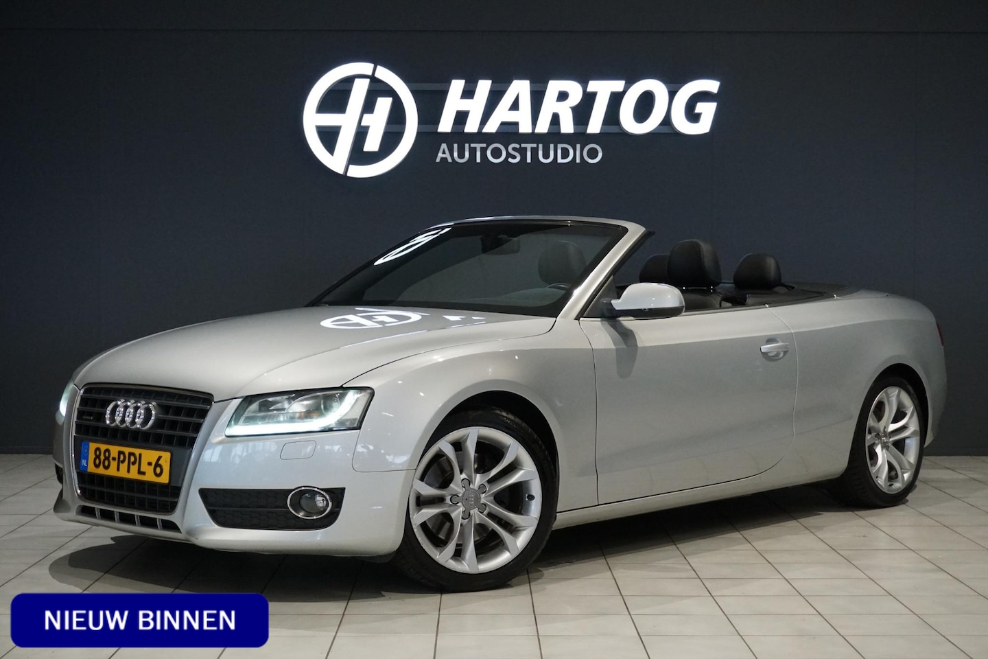 Audi A5 Cabriolet - 2.0 TFSI quattro Pro Line *NL AUTO* + XENON / LEDER / TREKHAAK AFNEEMBAAR - AutoWereld.nl