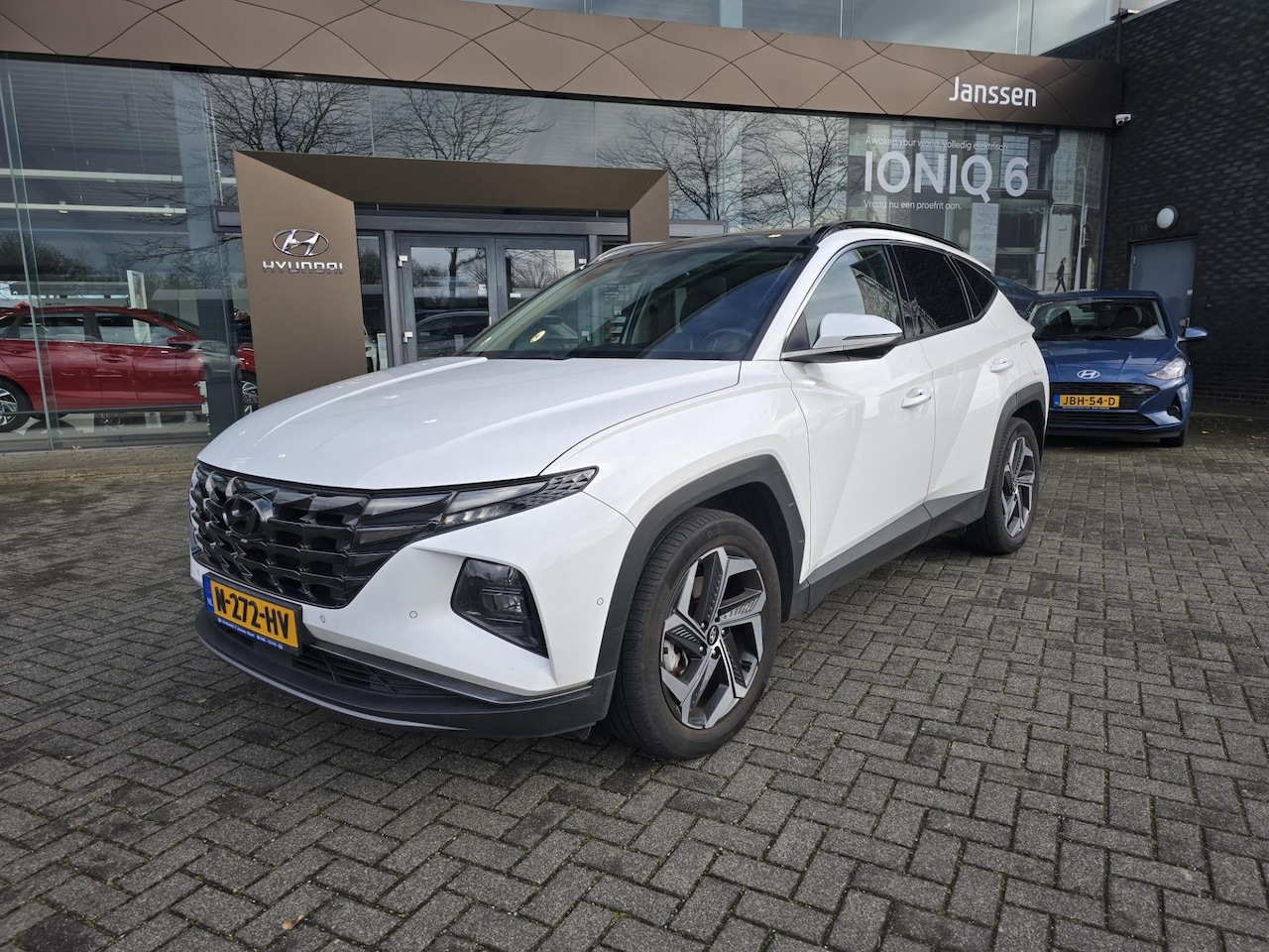 Hyundai Tucson - 1.6 T-GDI HEV Premium Sky 1.6 T-GDI HEV Premium Sky trekhaak - AutoWereld.nl