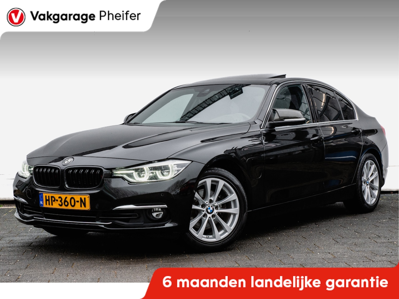 BMW 3-serie - 330e Luxury Lederen int./ Sportstoelen/ Elek. schuifdak/ Harman Kardon/ Stoelverwarming/ C - AutoWereld.nl