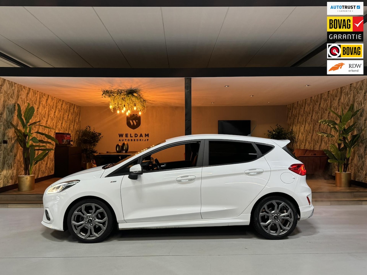 Ford Fiesta - 1.0 EcoBoost St Line Garantie Carplay StoelVW Cruise Navi Clima Led Lane Dab Rijklaar - AutoWereld.nl