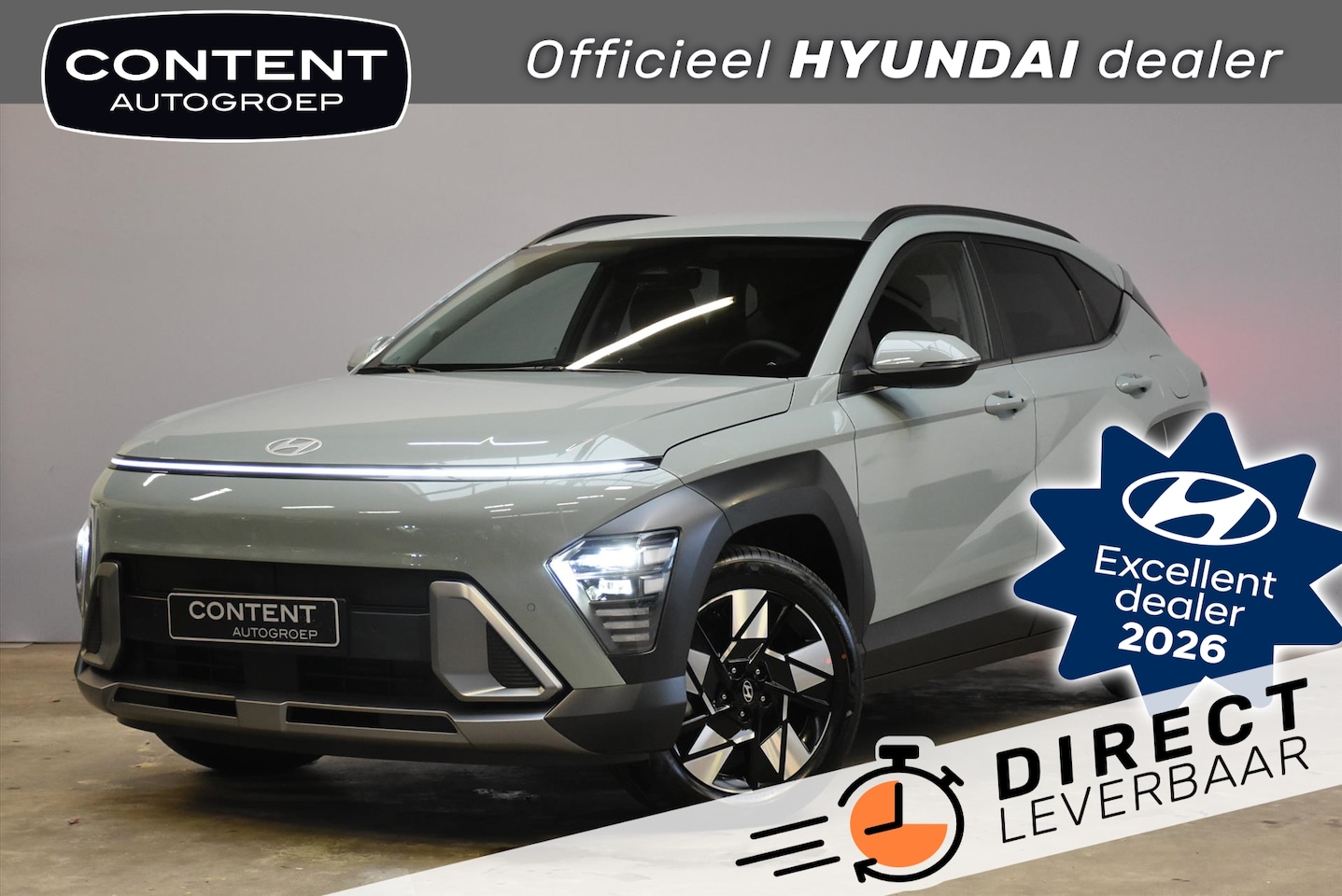 Hyundai Kona - 1.6 GDI HEV Premium I Voorraadvoordeel ! - AutoWereld.nl