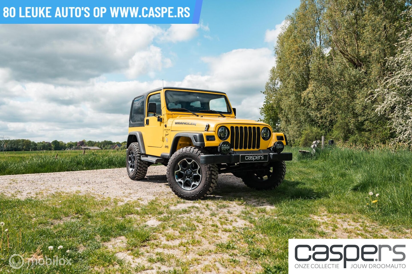 Jeep Wrangler - 4.0i Hardtop Sport | LED | CarPlay | Lift-kit - AutoWereld.nl