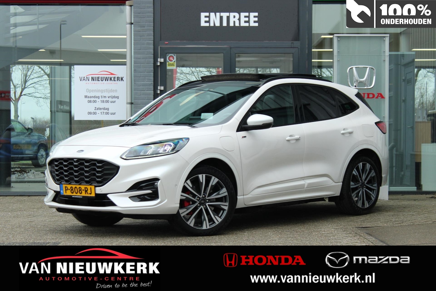 Ford Kuga - 2.5 PHEV e-CVT 225pk ST-Line X 20 inch | Panoramadak | 360 camera | Trekhaak | - AutoWereld.nl
