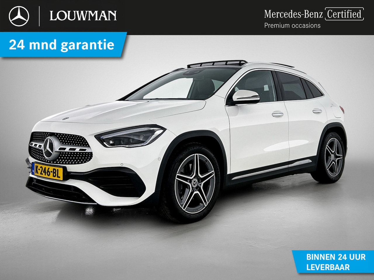 Mercedes-Benz GLA-Klasse - 200 Business Solution AMG | AMG Lne | Night Pakket | Panoramadak | Trekhaak | Sfeerverlich - AutoWereld.nl