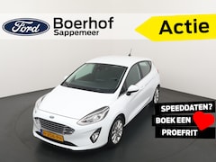 Ford Fiesta - EcoBoost 100PK Titanium | All season | Cruise I Climate I Parkeersensoren | Apple/Android
