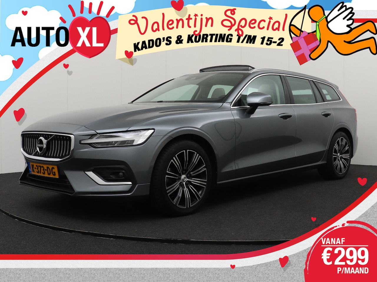 Volvo V60 - B3 2.0 164 PK Aut. Inscription Pano-Dak Trekhaak Elekt. Adapt.Cruise - AutoWereld.nl