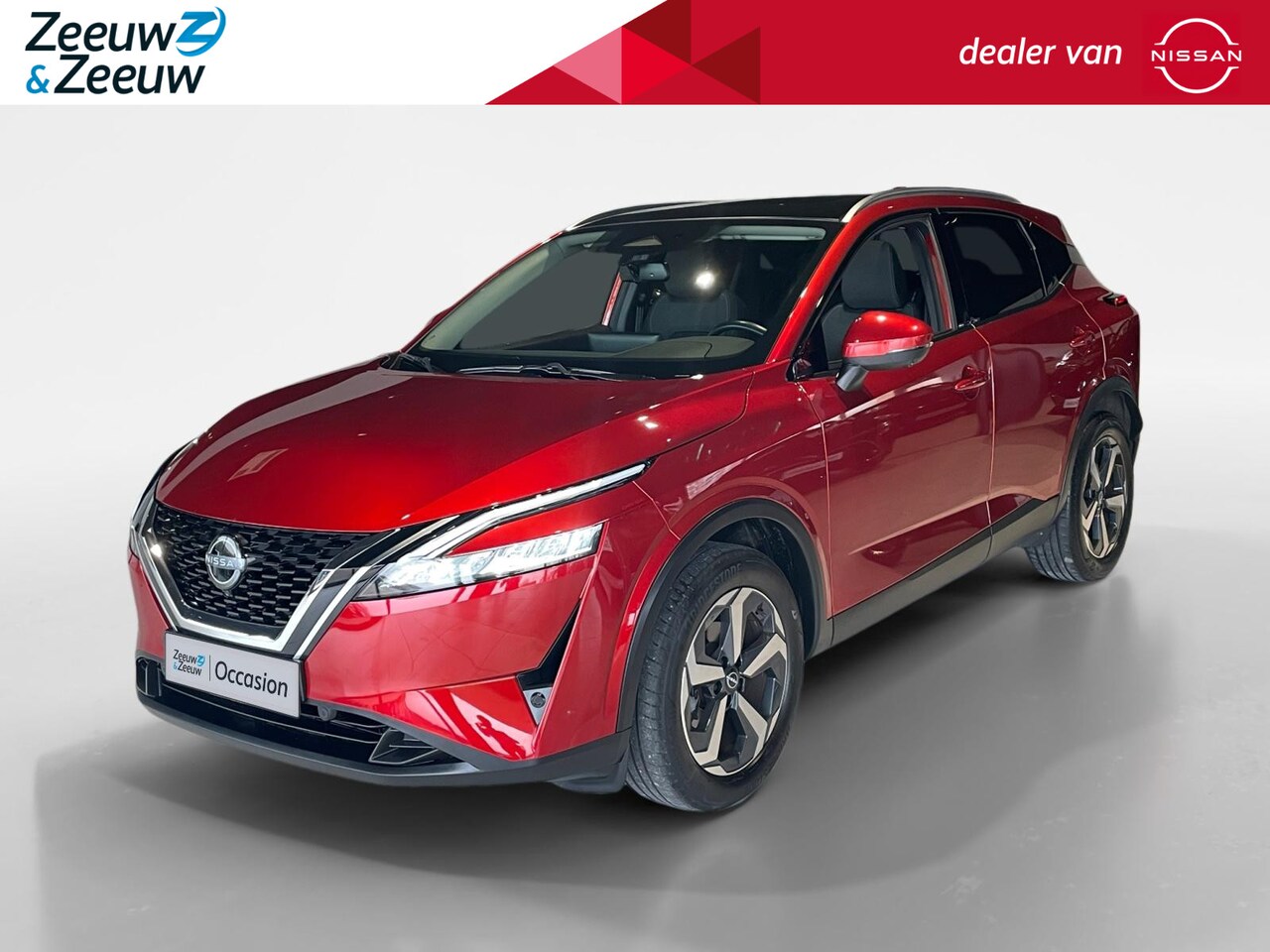 Nissan Qashqai - 1.3 MHEV Xtronic N-Connecta *Automaat*Navi+Camera*Climate Control*Panoramadak*Trekhaak*LM. - AutoWereld.nl