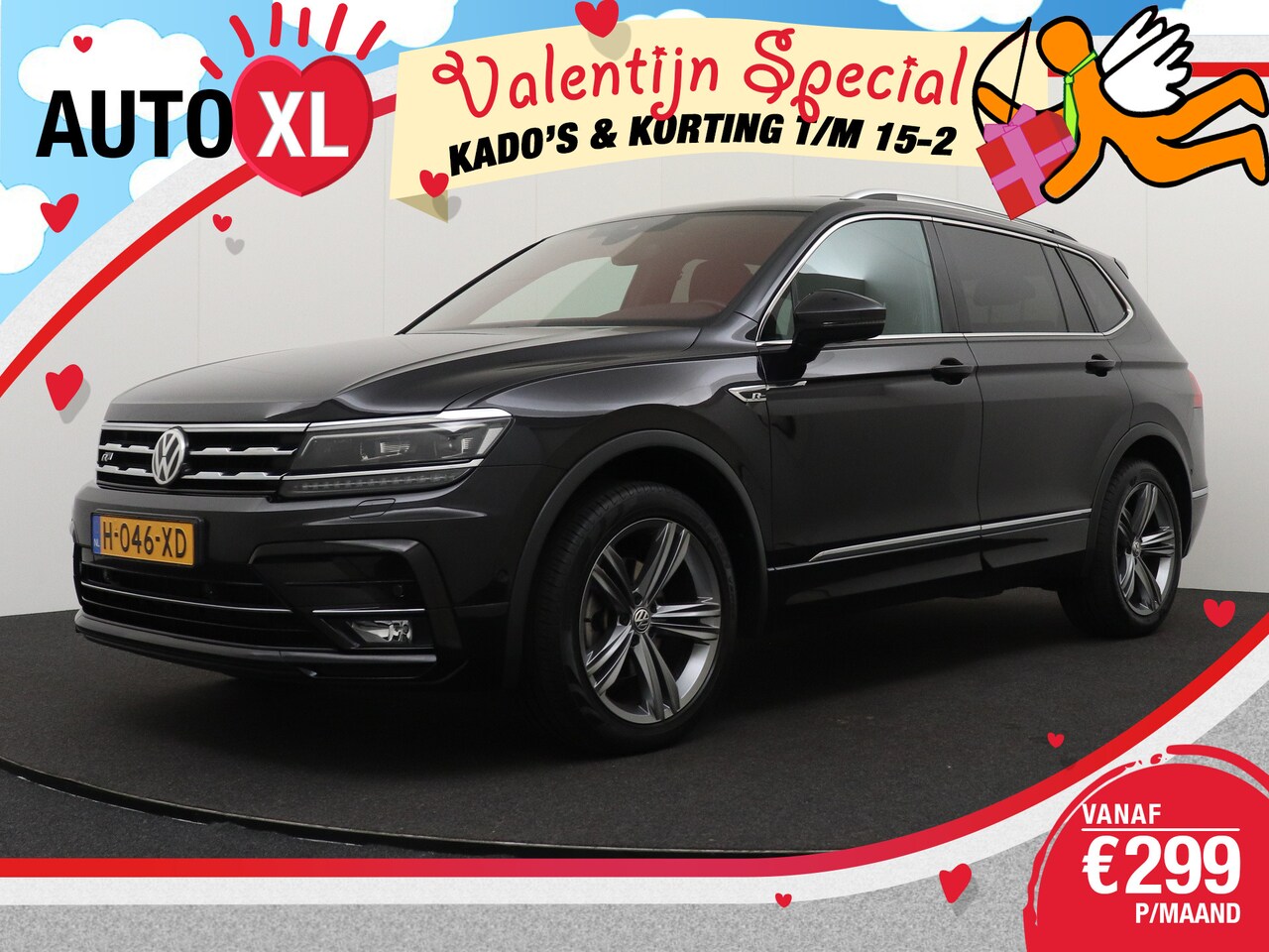 Volkswagen Tiguan Allspace - 1.5 150 PK Aut. R-Line 7p. Trekhaak Carplay Camera - AutoWereld.nl