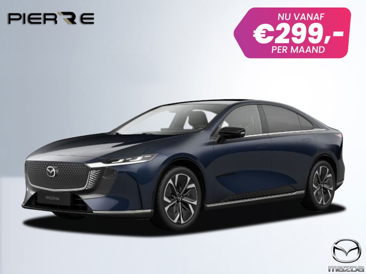 Mazda 6e - NU V.A € 299,- PER MAAND! *TAKUMI Plus 68.8 kWh TAN NAPPA LEDER MET SUEDE | 360 CAMERA | N - AutoWereld.nl