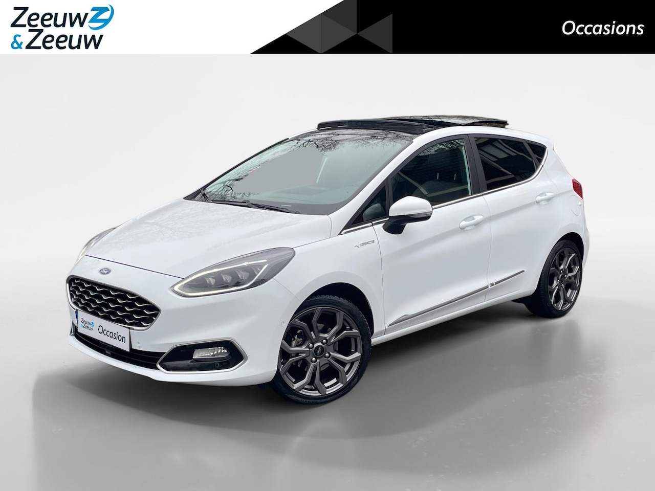 Ford Fiesta - 1.0 EcoBoost Hybrid Vignale | Panoramadak | Adaptieve Cruise Control | BLIS | Winter Pack - AutoWereld.nl