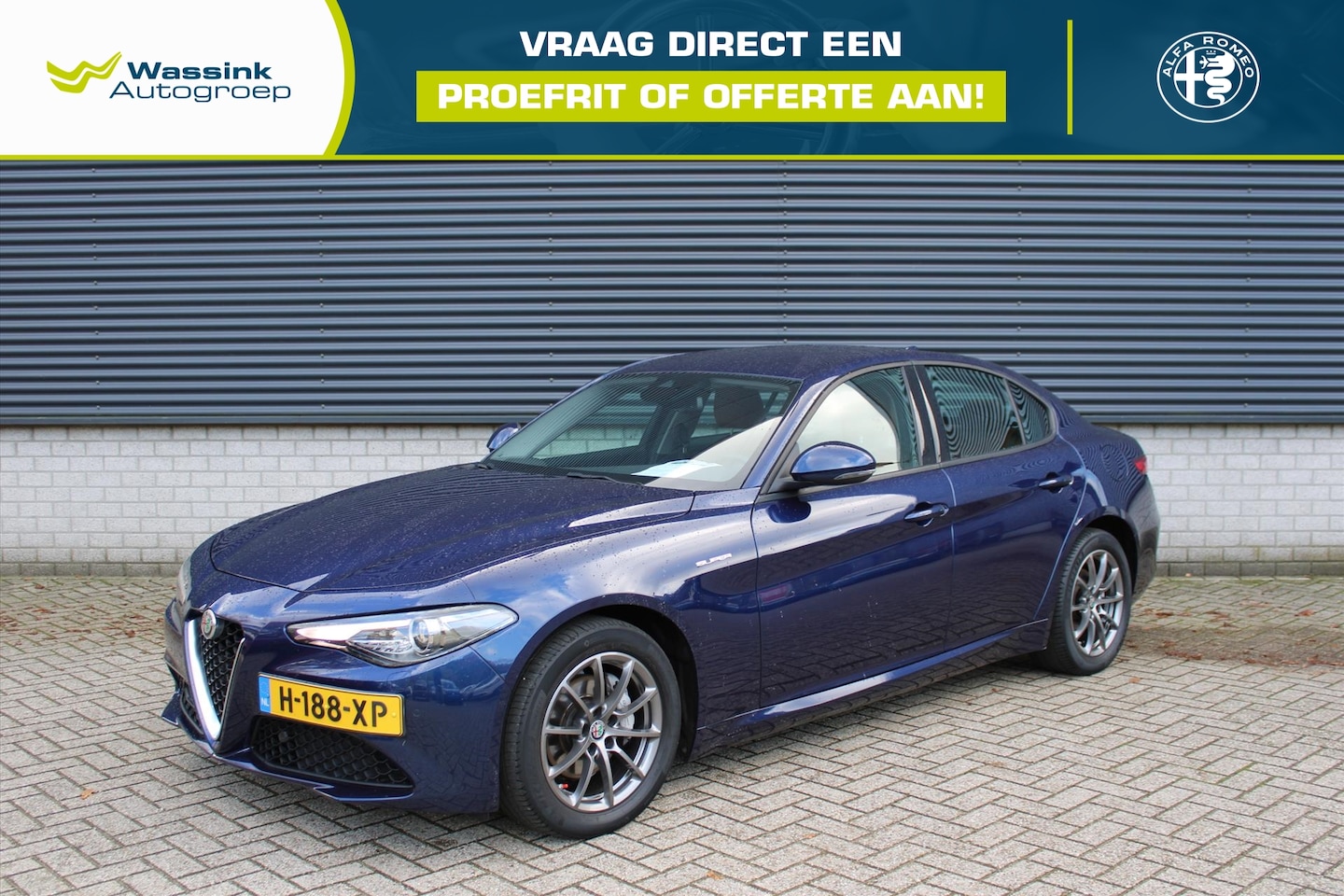 Alfa Romeo Giulia - Super 2.0 TURBO 200pk Automaat I Adaptieve Cruise I Bruin Leer I Camera I Parkeersensoren - AutoWereld.nl