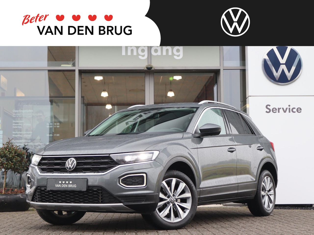 Volkswagen T-Roc - 1.5 TSI 150 pk DSG Style | Trekhaak | Navigatie | LED | Camera | Climatronic | App connect - AutoWereld.nl