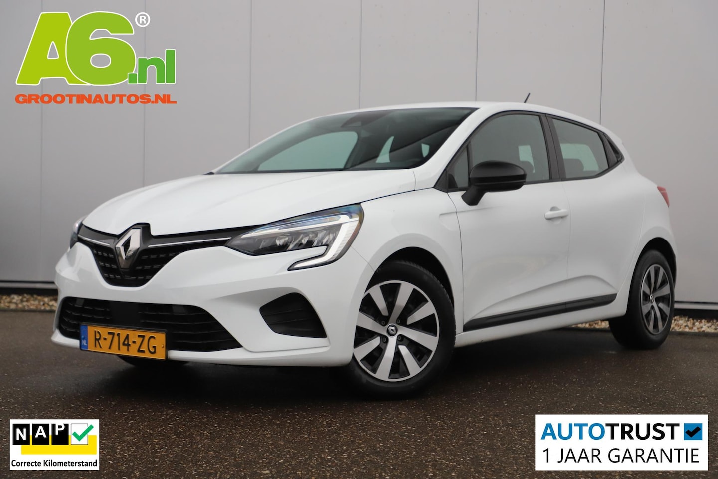 Renault Clio - 1.0 TCe 90 Equilibre Navigatie Carplay Android Bluetooth Rijstrooksensor LED Airco Cruise - AutoWereld.nl