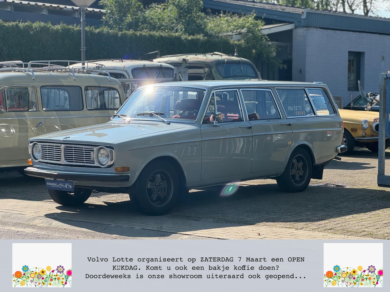 Volvo 145 - de Luxe De Luxe, Virgo velgen, trekhaak, deels nieuw gespoten - AutoWereld.nl