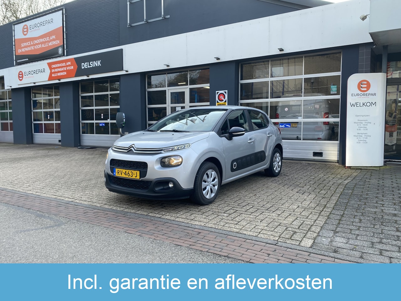 Citroën C3 - 1.2 PureTech Feel All-in Prijs Airco/Cruise/Bluetooth Eurorepar - AutoWereld.nl