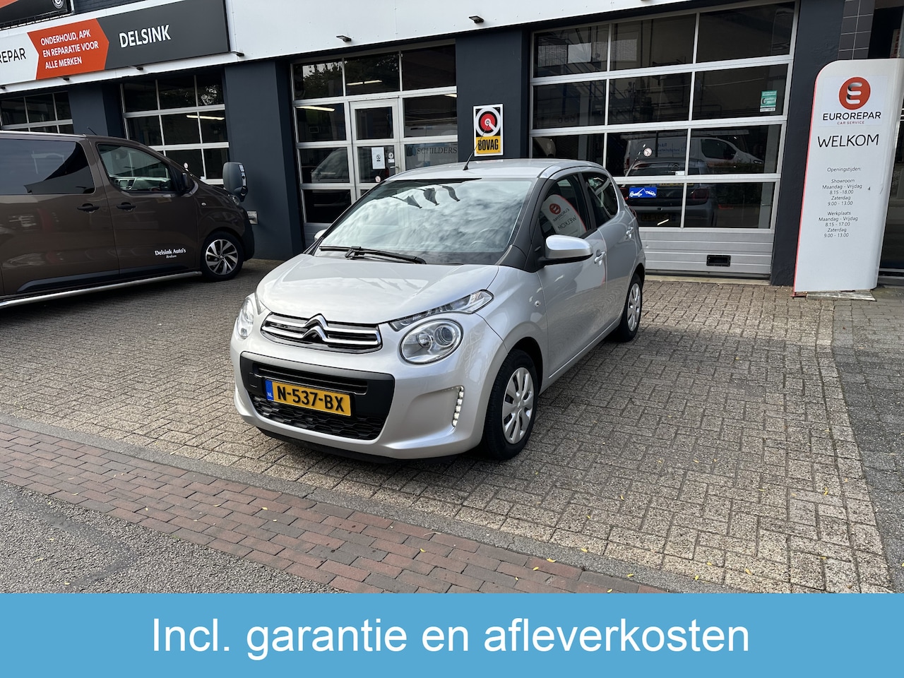 Citroën C1 - 1.0 VTi Feel All-in Prijs Airco/Centrale vergrendeling/Bluetooth Eurorepar - AutoWereld.nl
