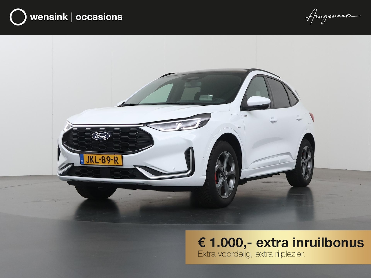 Ford Kuga - 2.5 PHEV ST-Line X | Elek. Uitklapbare Trekhaak | Panoramadak | Winterpakket | HUD | Matri - AutoWereld.nl