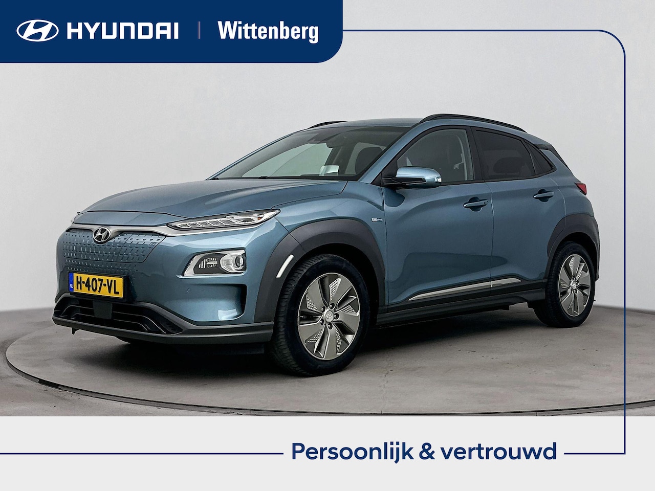 Hyundai Kona Electric - EV PREMIUM 64 kWh | 3- FASE | NAVI | CLIMA | ADAPT. CRUISE | CAMERA | HUD | LEDER | STUUR- - AutoWereld.nl