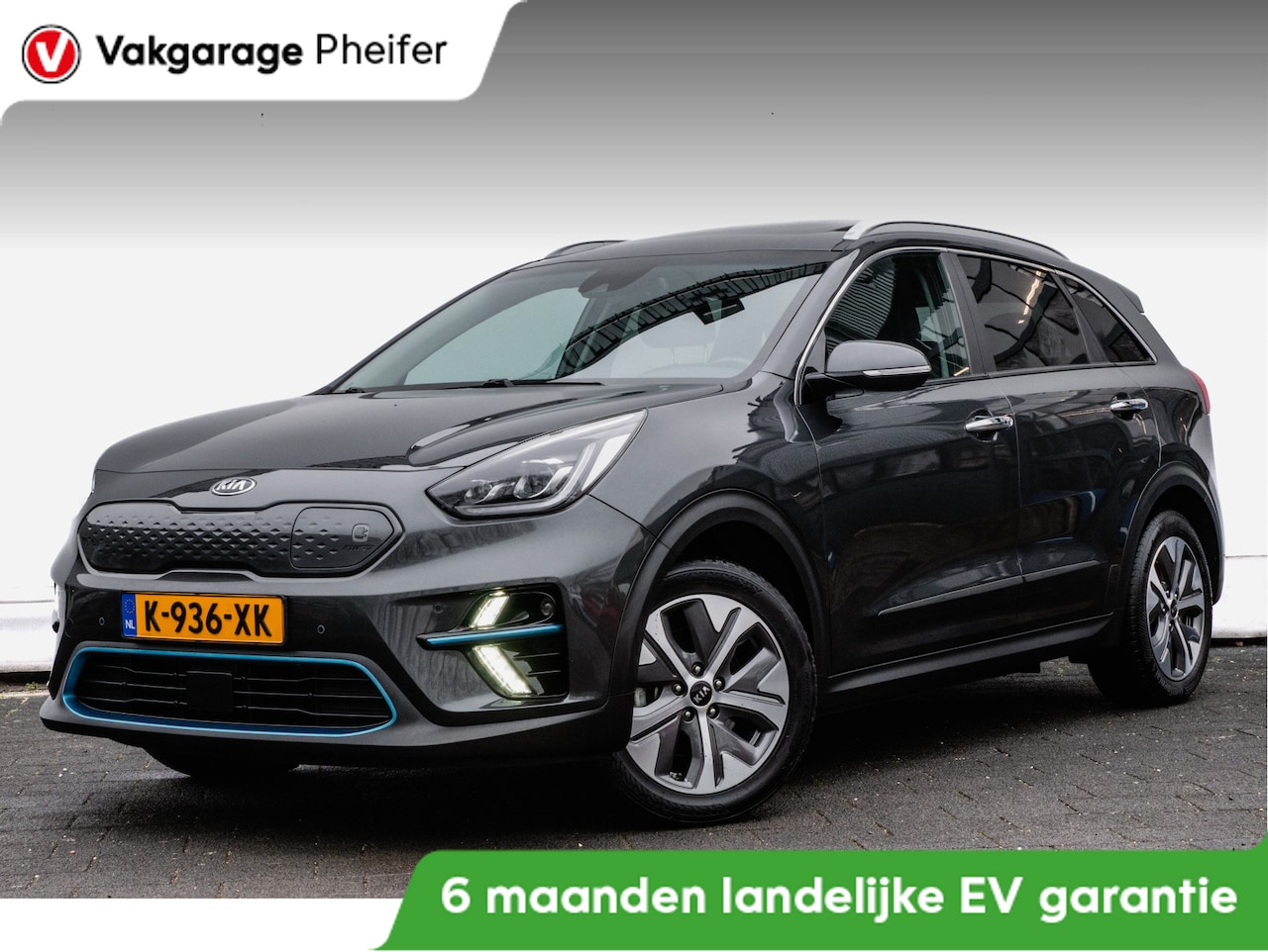 Kia e-Niro - DynamicPlusLine 64 kWh Elek. schuifdak/ Half lederen int./ Stuur+stoelverwarming/ Camera/ - AutoWereld.nl