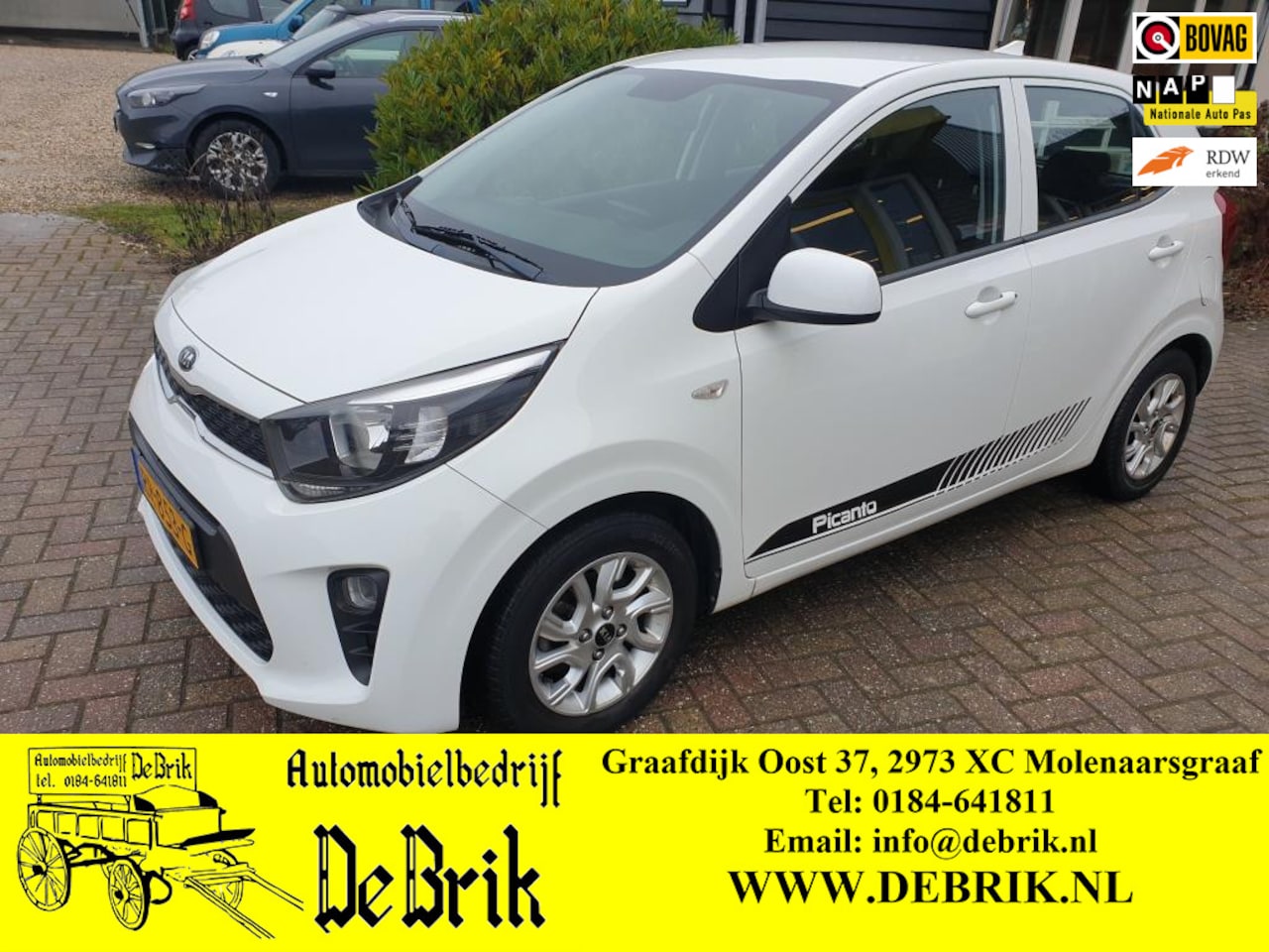 Kia Picanto - 1.0 CVVT ComfortPlusLine Navigator 1.0 CVVT ComfortPlusLine Navigator - AutoWereld.nl