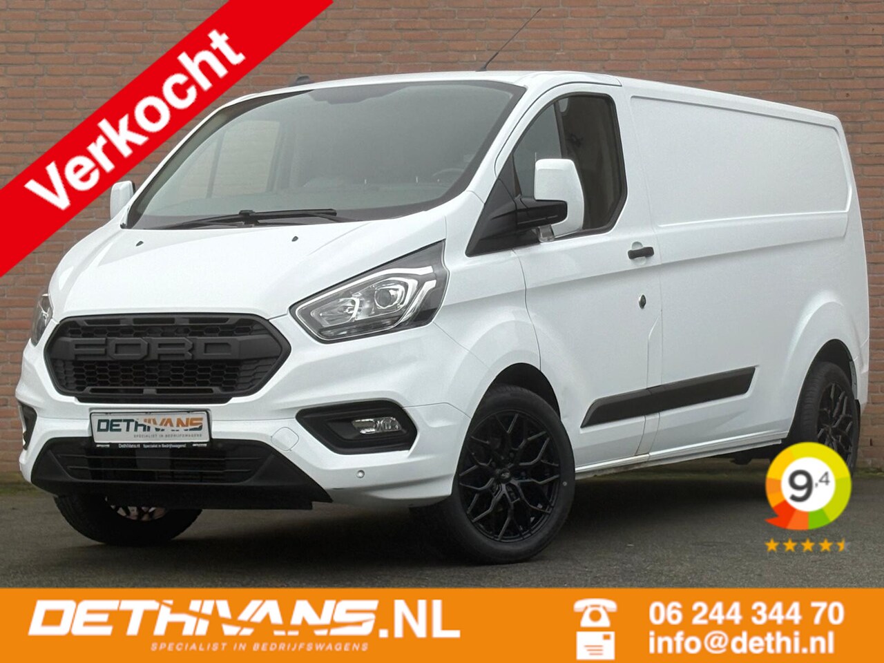 Ford Transit Custom - 2.0TDCI 130PK Lang Raptor Edition / Cruisecontrol / Euro6 - AutoWereld.nl