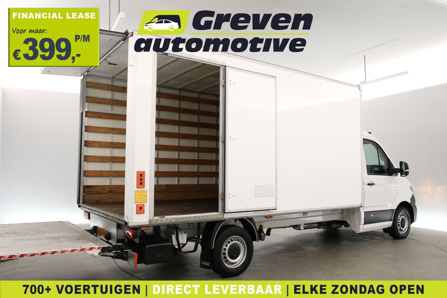Volkswagen Crafter - 35 2.0 TDI | Bakwagen | Laadklep | Zijdeur | Laadbak | Airco | 3 Zits | Carplay | Navi - AutoWereld.nl